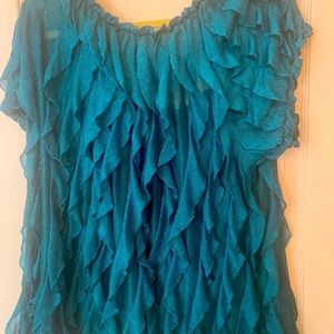 Teal/greenish shirt